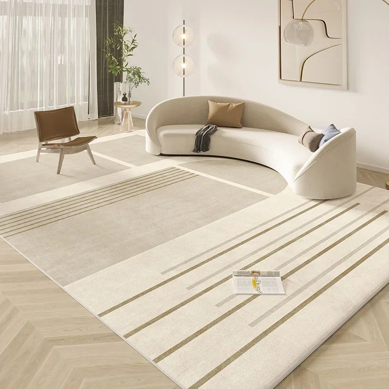 Wabi-sabi Style Living Room Decoration Plush Carpet Light Luxury Rugs for Bedroom Fluffy Soft Thick Rug Home Washable Floor Mat