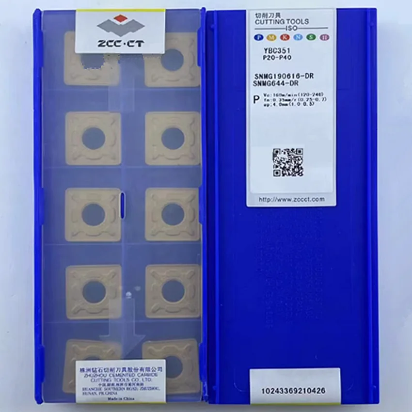 

SNMG190616-DR YBC351/SNMG190616-DR YBC352/SNMG190616-DR YBC152/SNMG190616-DR YBG202 ZCC.CT CNC carbide inserts turning inserts