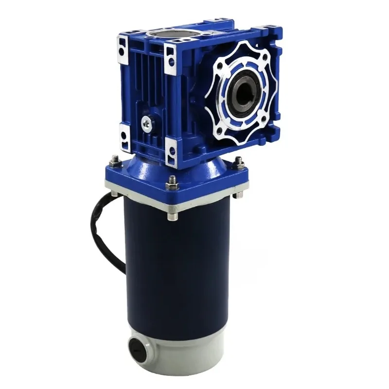 Bi‑directional Speed‑adjustable Worm Gear DC Motor 200W 12V 24V RV30 2200RPM High Torque Driving Power Accessory