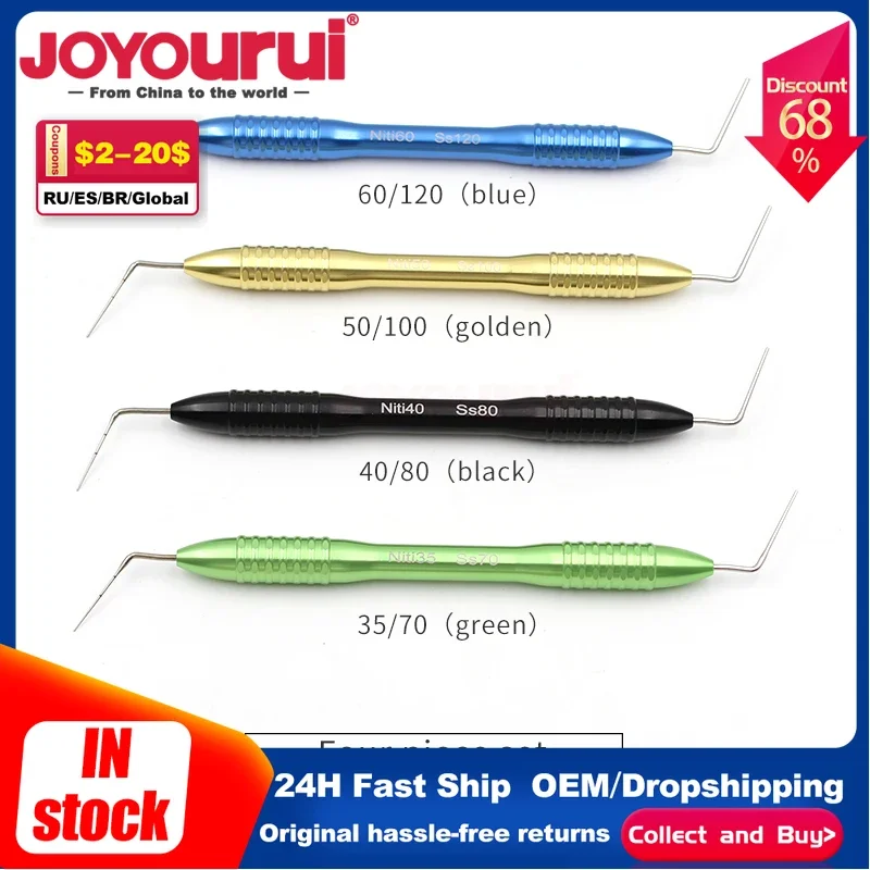 

Dental Hand Plugger Tip Gutta Percha Filler Endodontic Oral Root Canal Filler Vertical Pressure Device Dentistry Fill Instrument