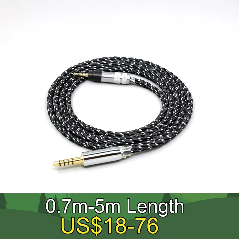 OCC Mixed OFC Twisting Nylon Earphone Cable For Sennheiser Urbanite XL On Over Ear Headset Headphone LN008725