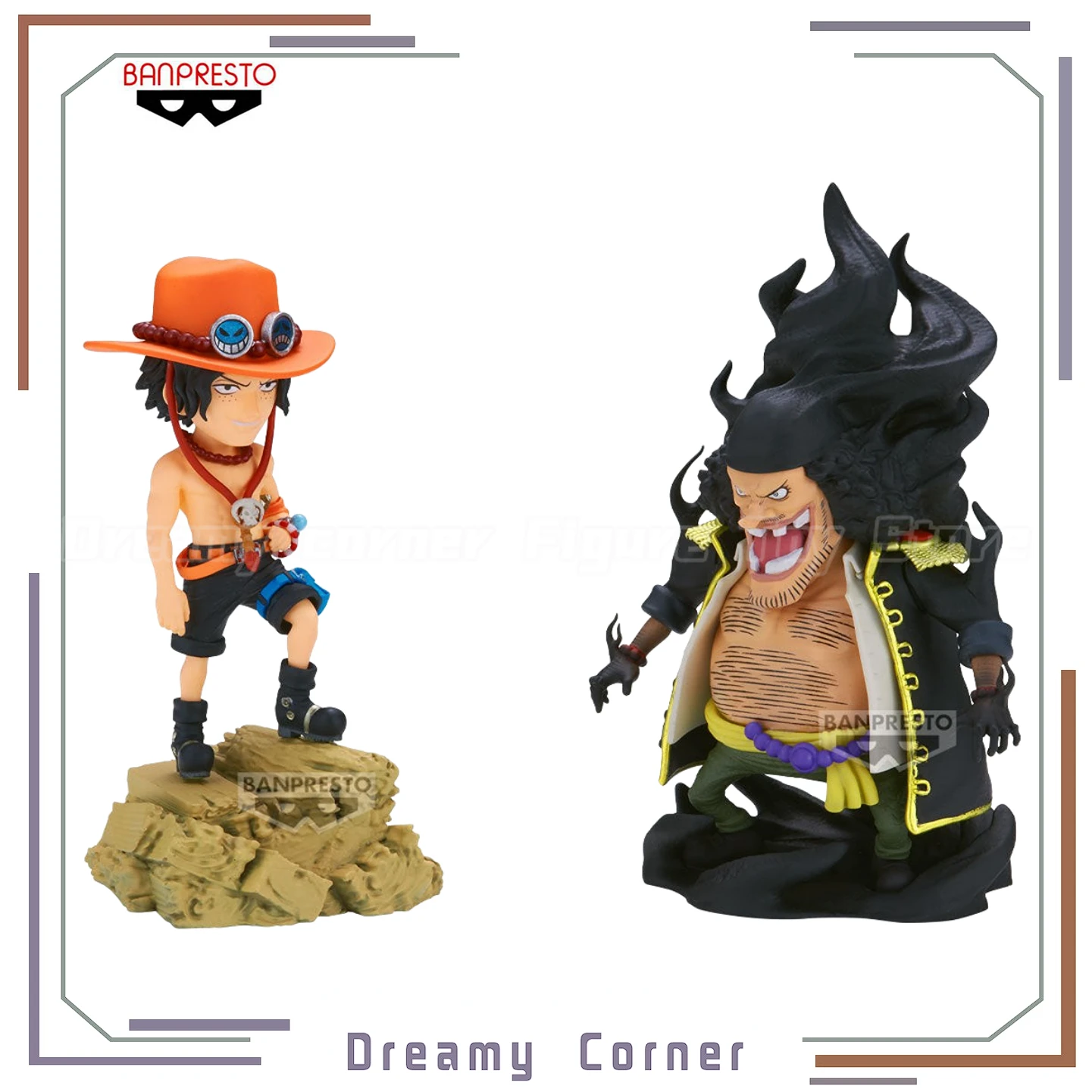 

【In Stock】Original BANPRESTO WCF ONE PIECE PORTGAS.D.ACE Marshall D. Tea Figure Toys Gifts