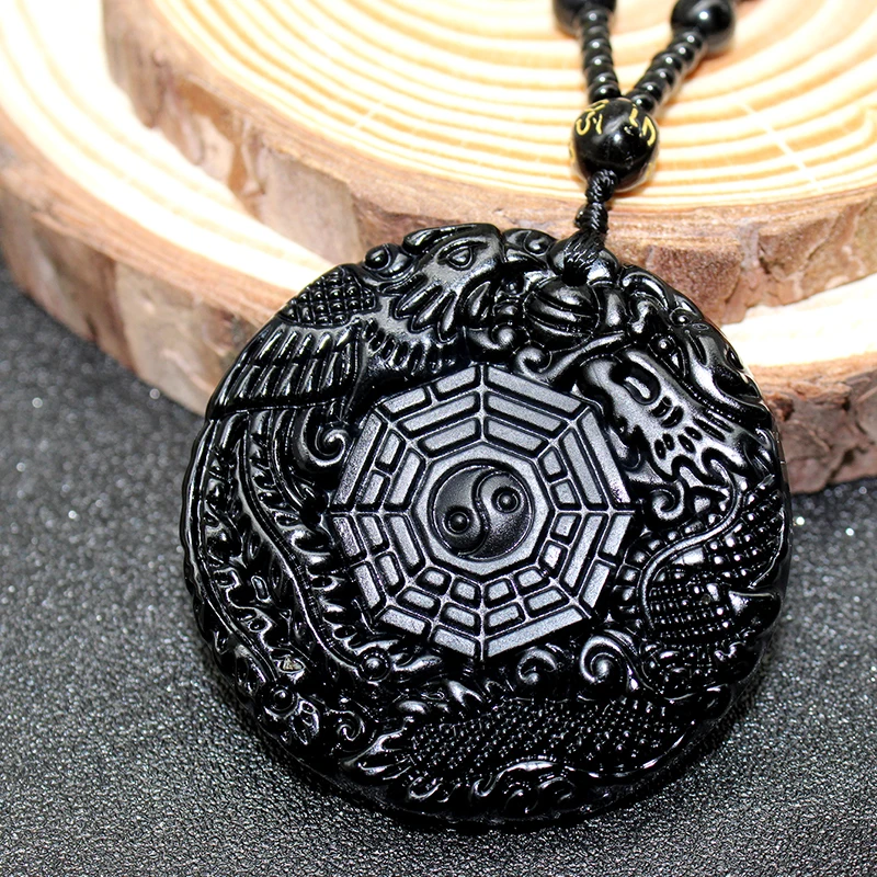 Natural Black Obsid… - image