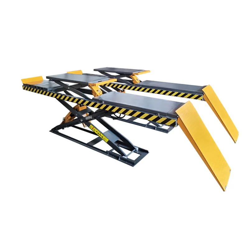Automobile lifting equipment Ultra-thin large shear lift Mother-child scissor lift