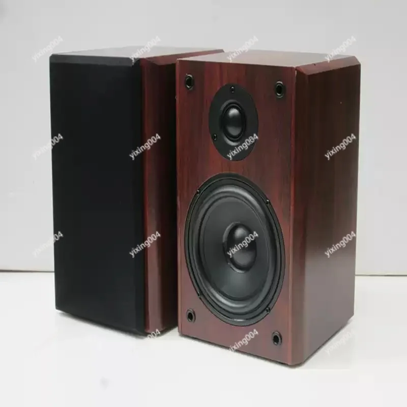 

5.25 Inch Wooden Passive Hifi Speaker Wall Mount Surround High Fidelity Desktop Bookshelf Audio