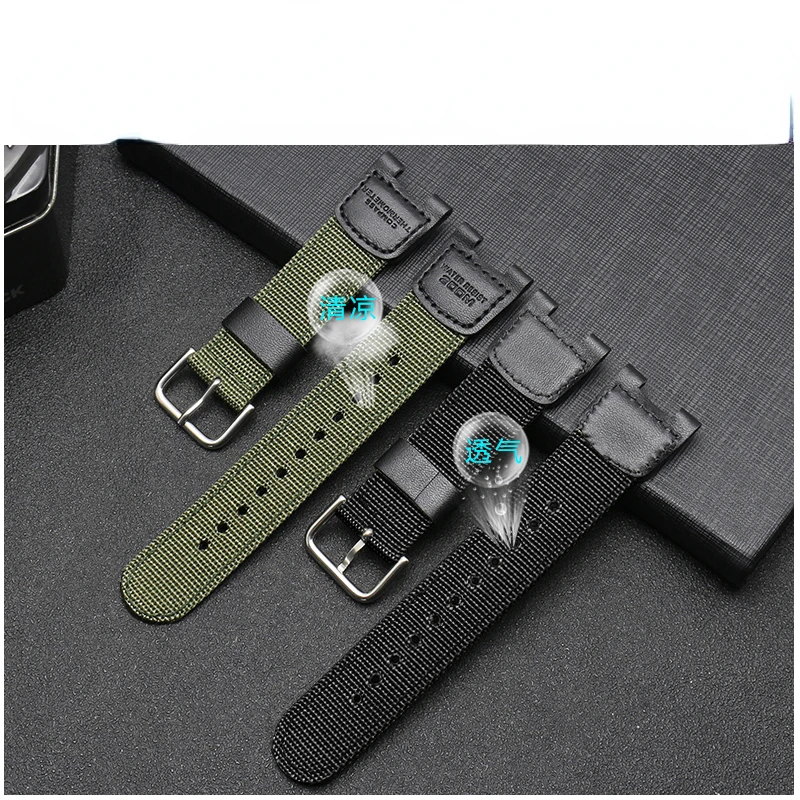 Nylon Watch Strap for Casio G-SHOCK Series Watch Strap GW-3500 3000 2000 2500 Modified Sports Watchband Accessories 24mm