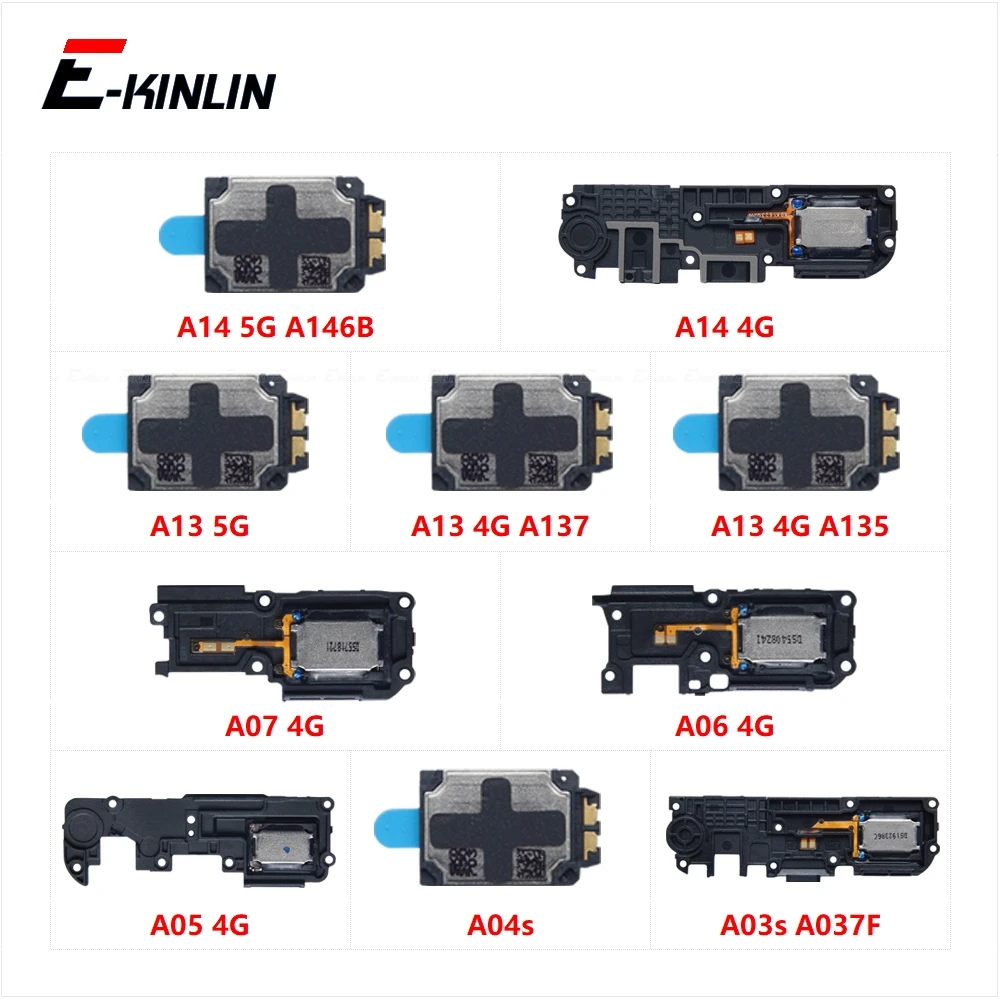 Bottom Loudspeaker External Speaker Sound Module Spare Repair Parts For Samsung Galaxy A14 5G A146B 4G A13 A07 A06 A05 A04s A03s