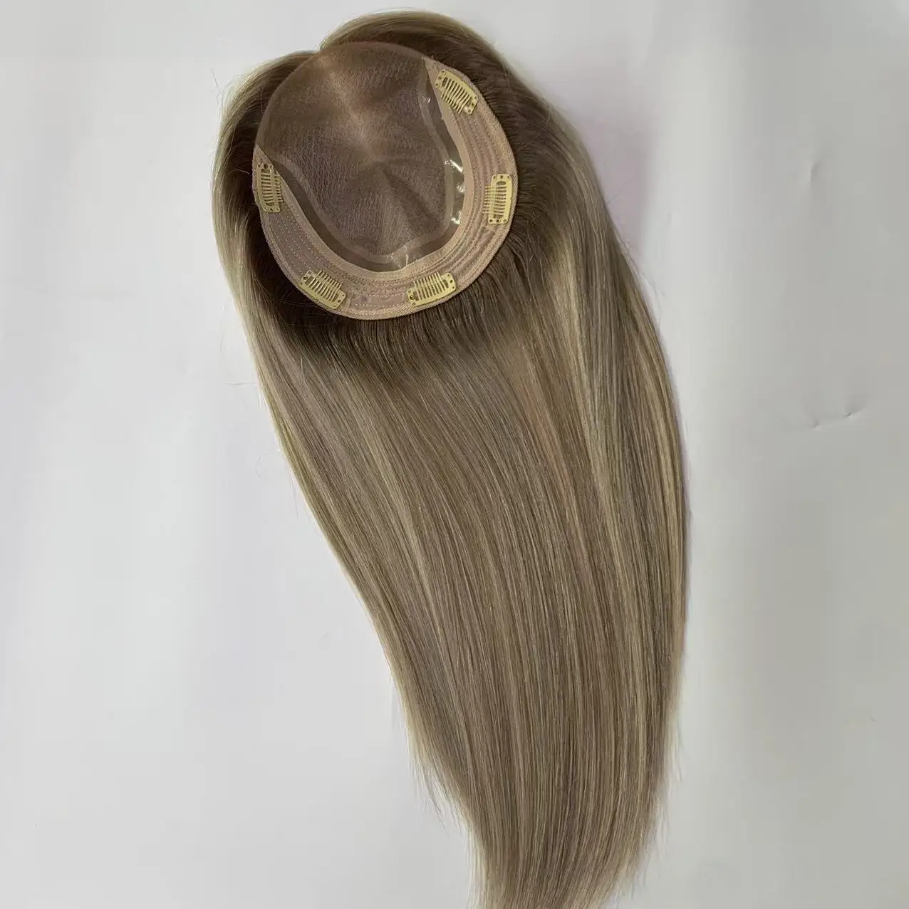 

8*8 шелковая основа, топперы для волос, европейские необработанные волосы, женский парик, невидимая свободная часть, топперы для наращивания волос