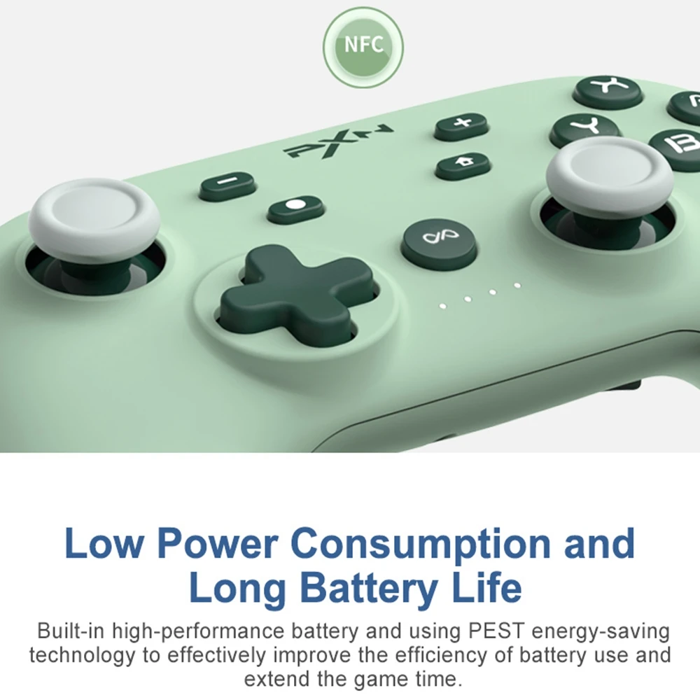 Imagem -04 - Pxn-bluetooth Wireless Switch Pro Controller para Nintendo Gamepads para Steam Gaming Macro Turbo Switch Control Ios 16 P50