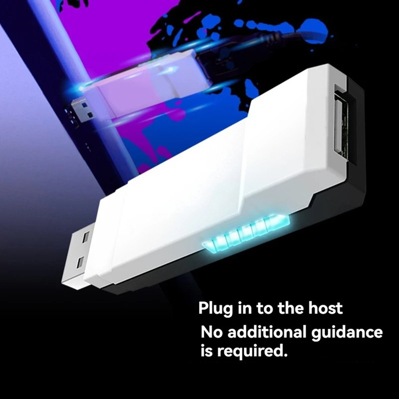 Hot Sale-For FGC Game Converter For PS5/PS4 Console Wired Arcade Fight Stick Hitbox Controller Adapter For PC Street Fighter 6