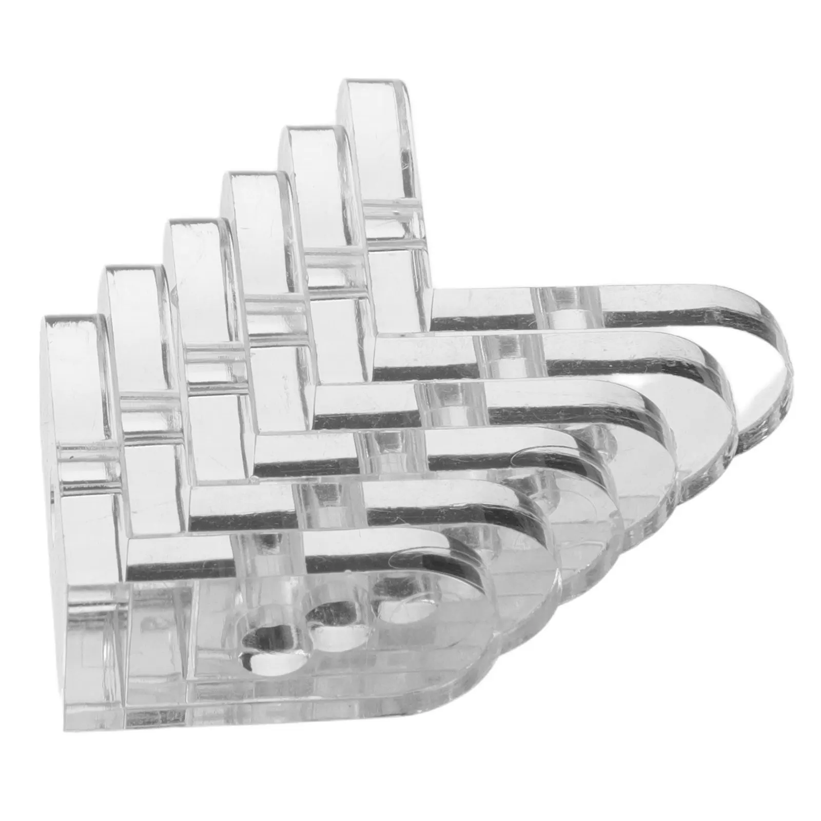 10Pcs Clear Glass Corner Bracket L-Shaped Transparent Corner Reinforcement Brackets for Glass Display Cabinets Jewelry Boxes DIY