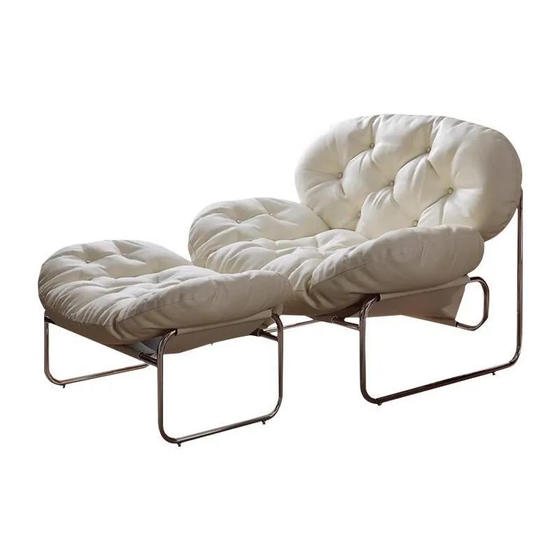 

Italian light luxury cloud chair cream style classic single chair medieval Bauhaus style simple leisure sofa