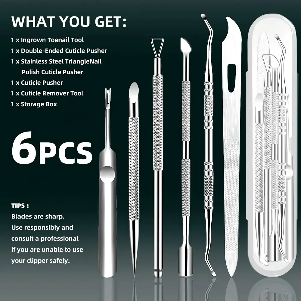 ชุดถอดสแตนเลส Stratum Corneum,ซ่อมเท้า,ขัดเล็บและชุดตัดแต่งผิวที่ตายแล้ว, เหมาะสําหรับบ้านและร้านเสริมสวย