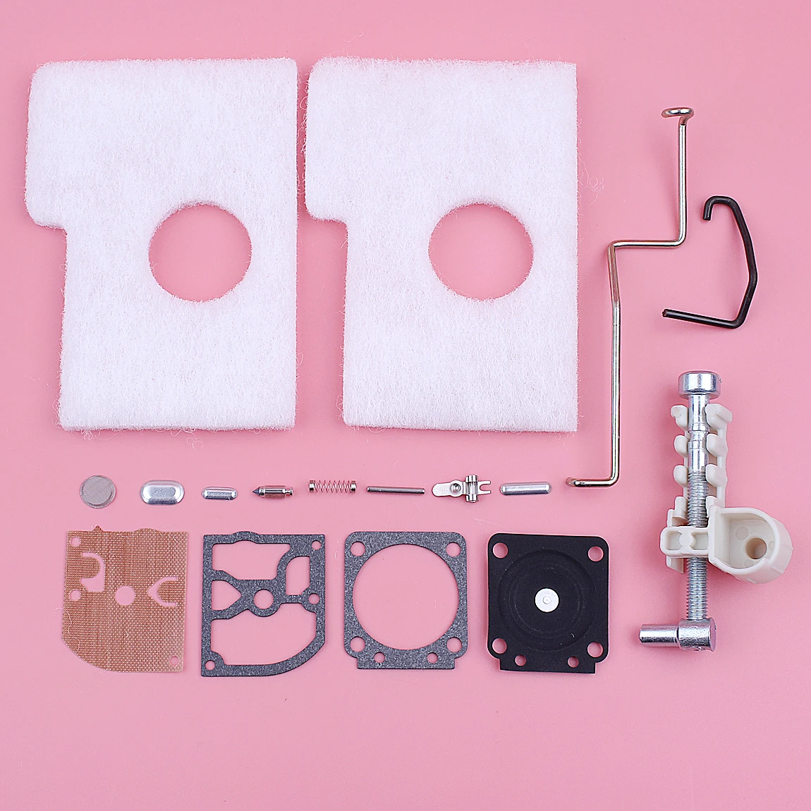 Carburetor Repair Rebuild Adjusting Screw Kit For Stihl MS180 018 MS170 017 Chainsaw Spare Tool Part Air Filter Throttle Lever