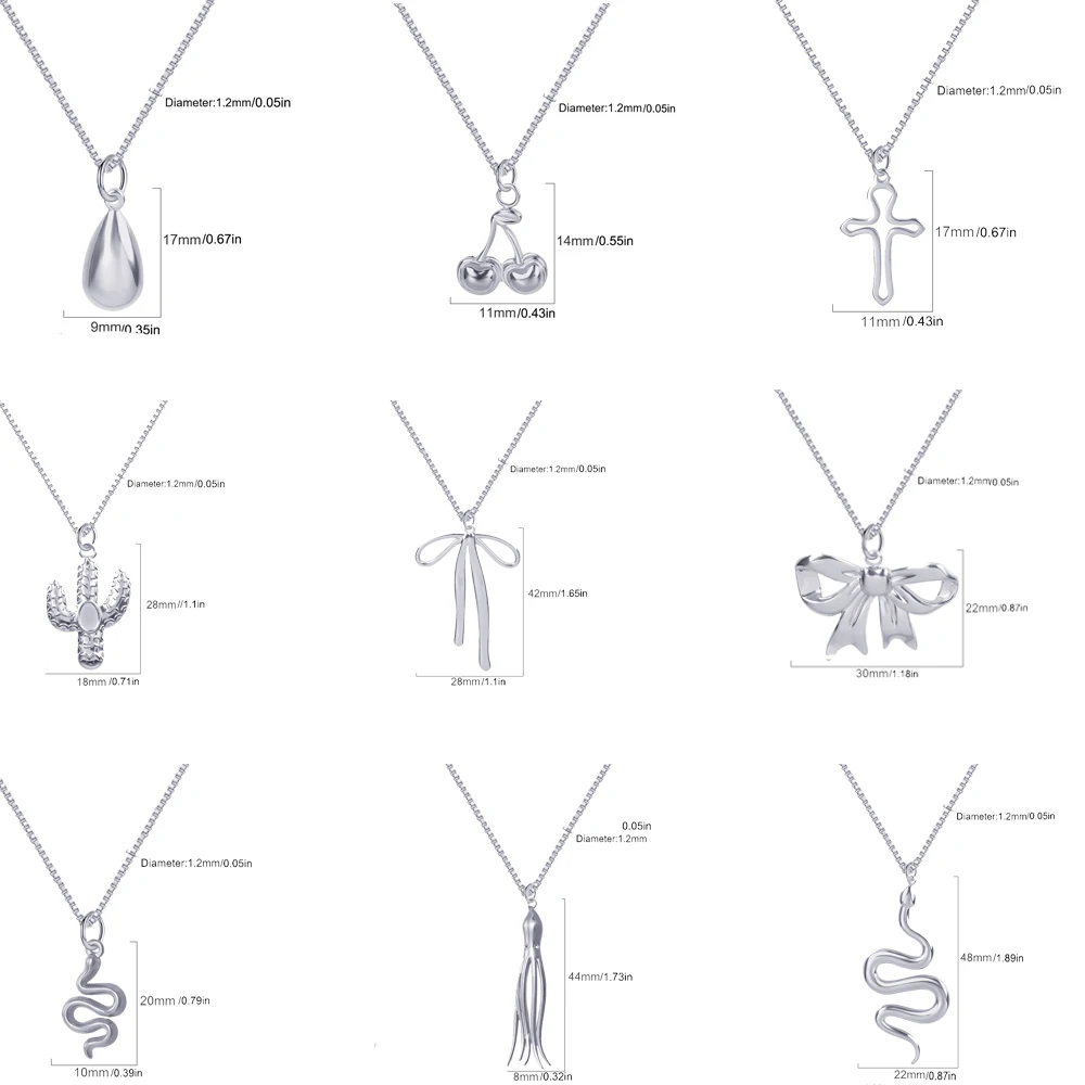 Delicate Necklace 2024 New Bow Snake Pendant DIY Accessories Luxury Designer Jewelry Wholesale Girlfriend Gifts Bulk Wholesale image 2