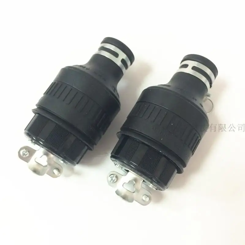 Japanese plug WF8315K/WA5319K waterproof male and female socket 15A 125V black