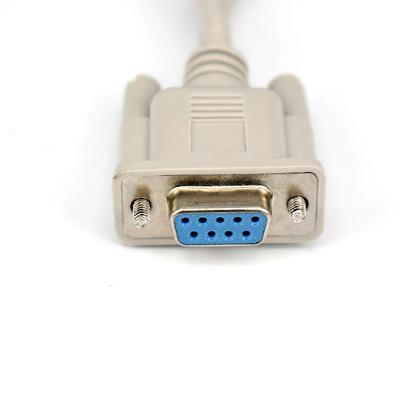 1 قطعة 1-إلى-2 كابل المنفذ التسلسلي DB9 دبوس RS232 COM كابل منفذ ذكر إلى ذكر ، ذكر إلى أنثى ، 9-pin مستقيم من خلال وكروس #4