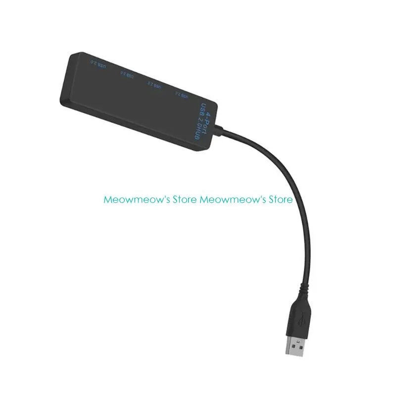 W91A Compactly USB Hub تقدم 4USB2.0 اتصال USB Expander لمختلف الأدوات #3