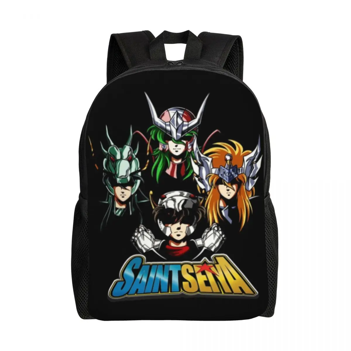 Customized Supernatural Saint Seiya Travel Backpack School Laptop Bookbag Knights Of The Zodiac College Student Daypack Bags