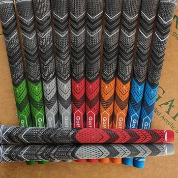 メンズコットンゴルフクラブグリップセット,標準および中型ラバーグリップ,ユニバーサル,13個,5個,新品