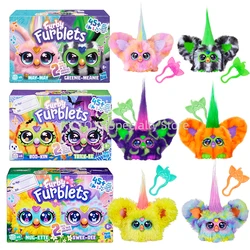 Furby Furblets Fierce & Fabulous 2 Pack Greenie-Meanie & May-May with 45 Sounds Each Electronic Plush Toys Kids New Year's Gifts