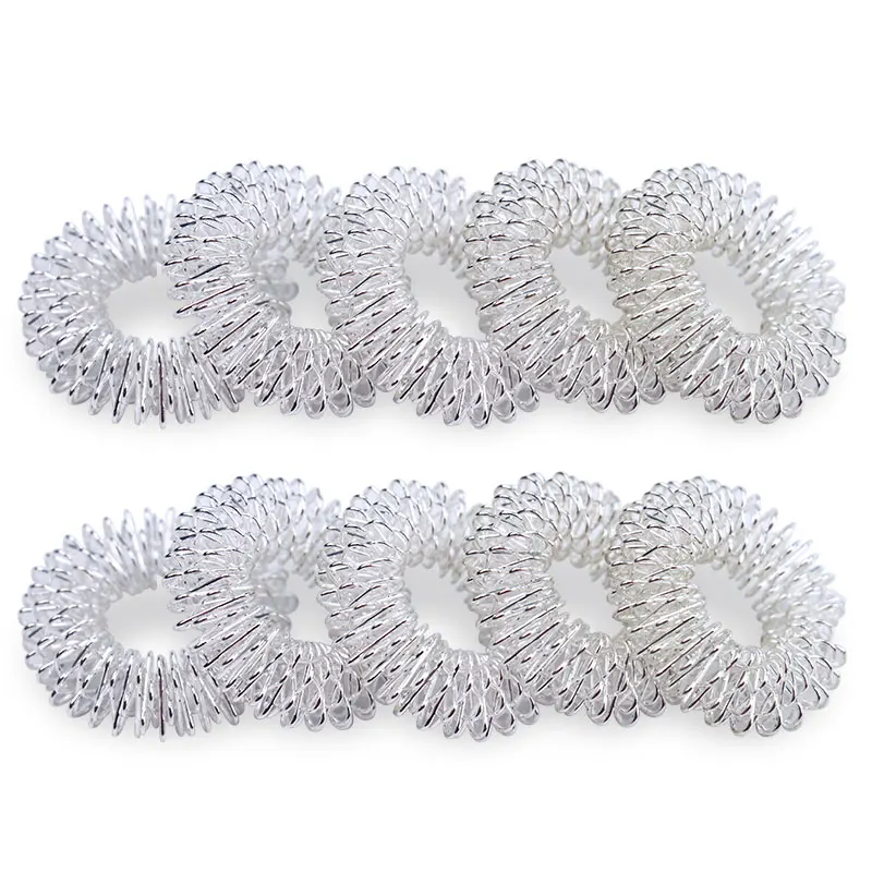 Acupressure Rings and Bracelets Massagers Hand Foot Magnetic Massage Spiky Massage Promote Blood Circulation Pressure Relief