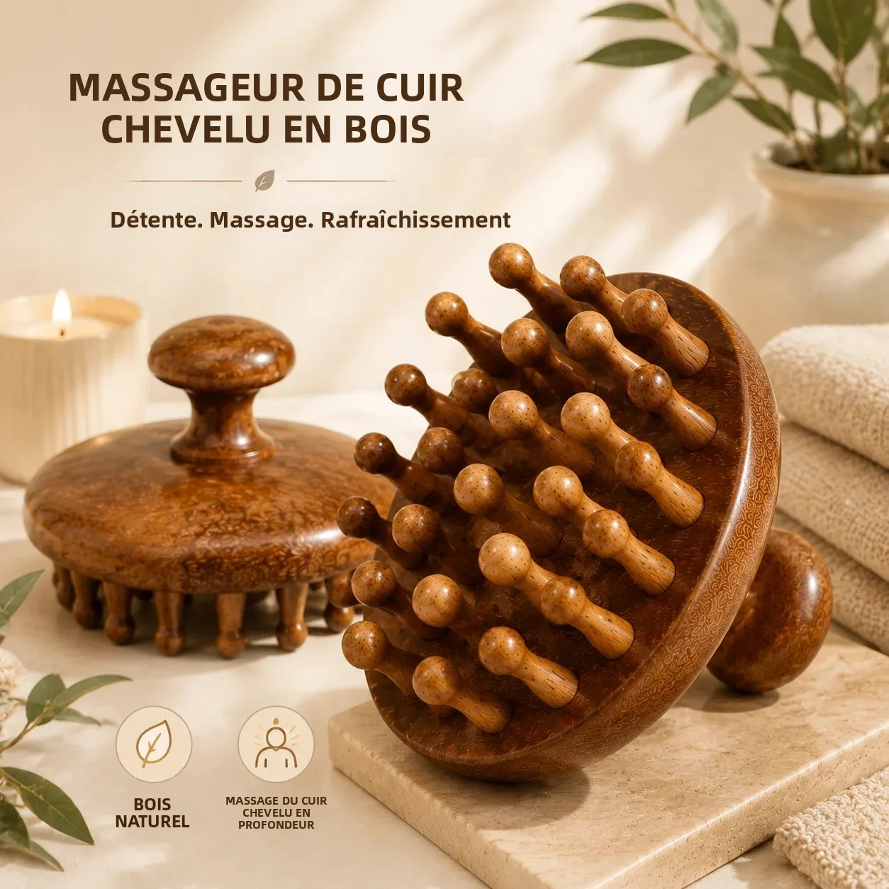 Belleza y salud - Herramientas para masajes - Peine de masaje