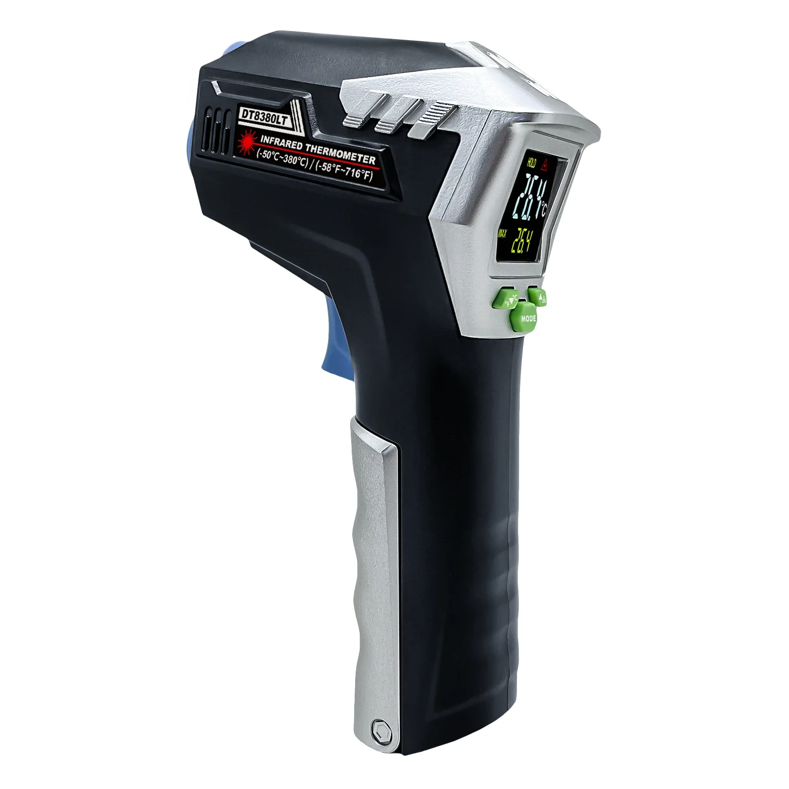 laser digital infrared Thermometer with Color LCD display with temperature sensor