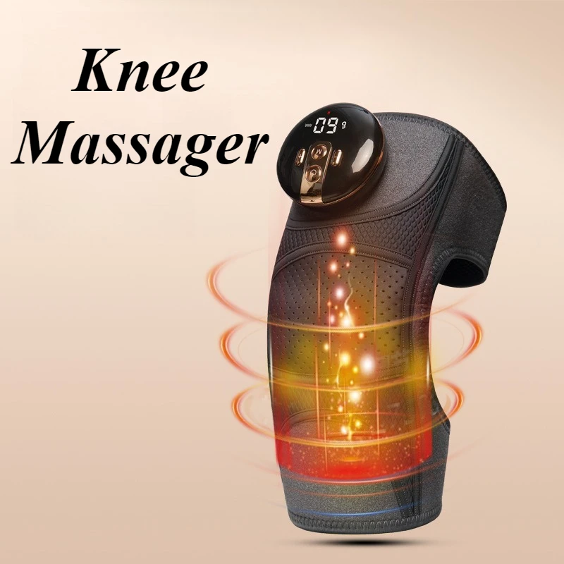 

Temperature Knee Massager Infrared Heat Therapy Knee Pads Rehabilitation Knees Massage Machine Vibration Silence Knees Massager