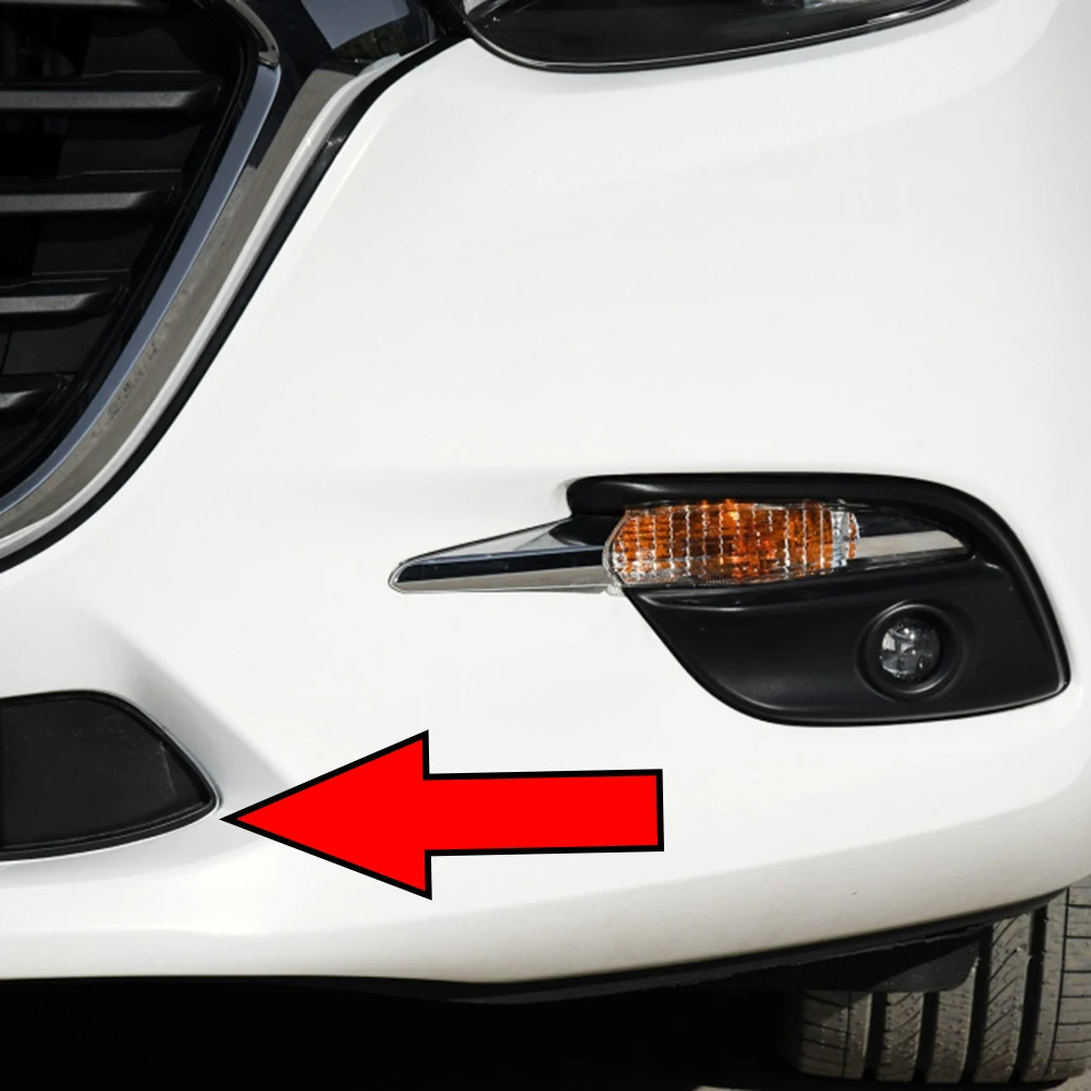 Car Front Lower Grille Bumper Cover Decoration Cap For Mazda 3 2016 2017 2018 B63B-50-101 B63B-50-102 Car Head Plastic BANE50101 view 3