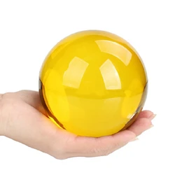 30mm-100mm Topaz Rare Natural Green Crystal Healing Glass Round Ball Sphere With Stand Gift Hot Sale