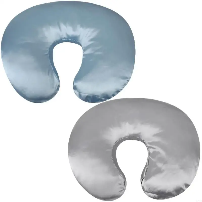 Q22D Baby Nursing Pillow Cover Newborn Maternity Breastfeeding Pillow Satin Slipcover