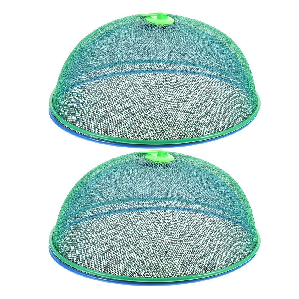 

4pcs Food Cover Kitchen Wrought Iron Protective Tent Metal Mesh Covers Dinner Table BBQ Steak Vegetables Fruit Salad Outdoor