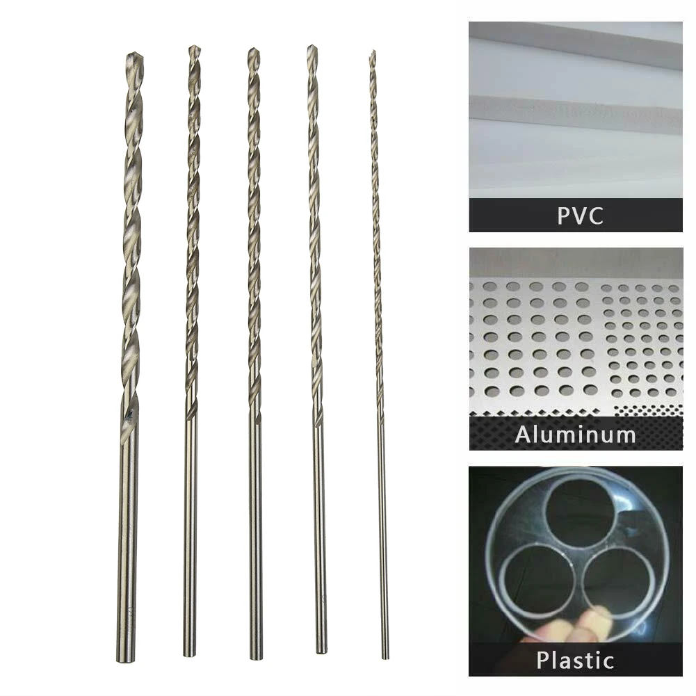 Drill Drill Bit Drill bit Parts Accessories Long Metal Replacement For Rotary Tool High Quality Multi Tools 1 Set