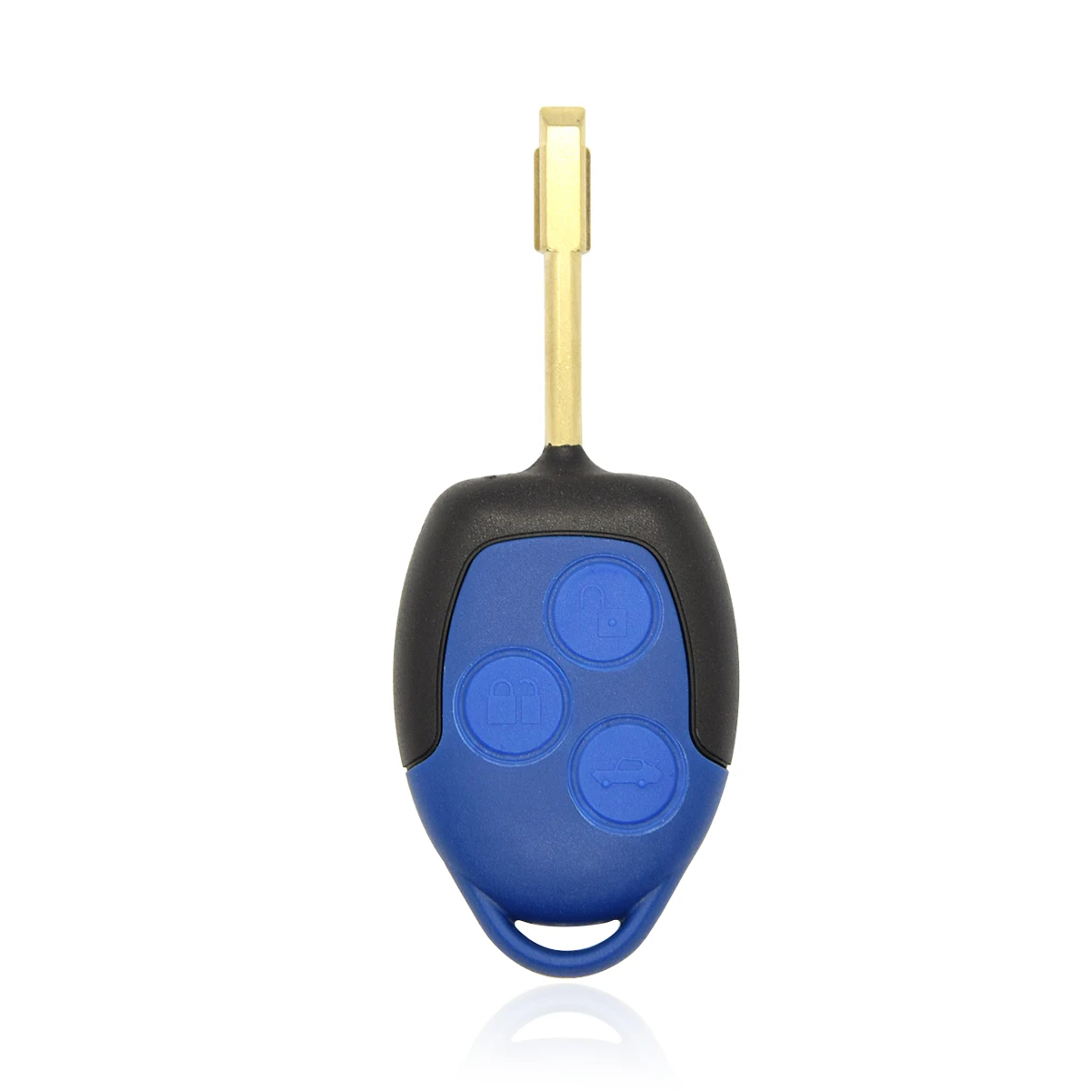 Ok Remote Car Key For Ford Transit WM VM 2006-2014 Car Key P/N: 6C1T15K601AG 3 Button 4D63 Chip 433Mhz with Blue/Black Blade