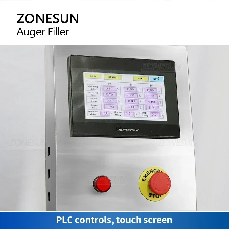 ZONESUN ZS-FM4A Riempitrice automatica per vasetti per bottiglie con servomotore a 4 teste