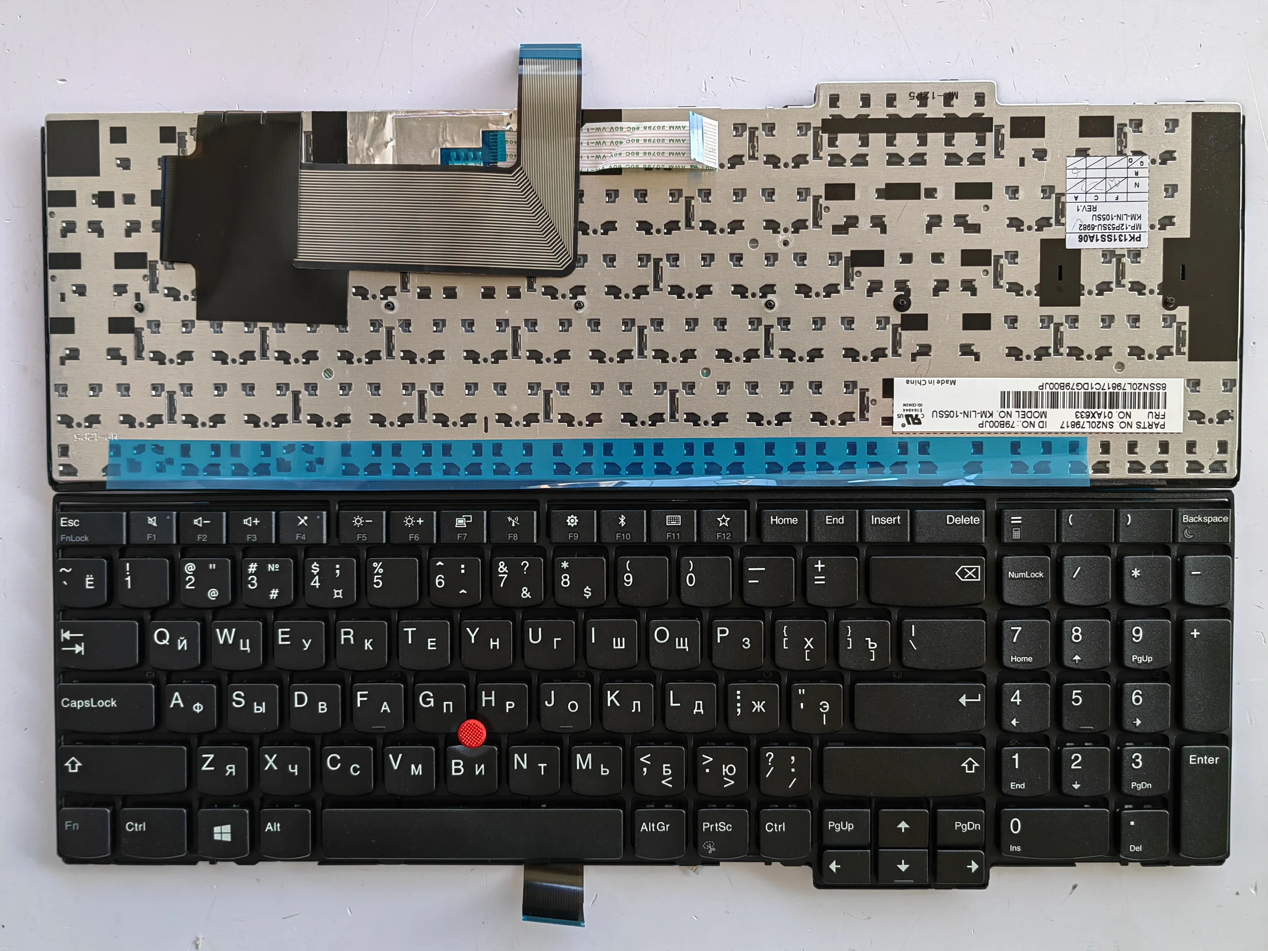 

RU Layout for Lenovo ThinkPad L470 L460 E431 L440 E440 L450 T431S Laptop Keyboard