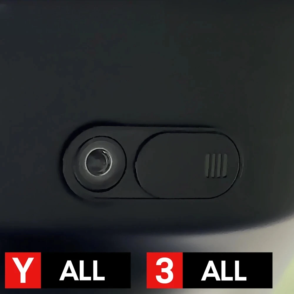 Car Camera Cover For Tesla Model Y 3 Cybertruck All Webcam Slide Blocker Privacy Protector Compatible with PC Laptop
