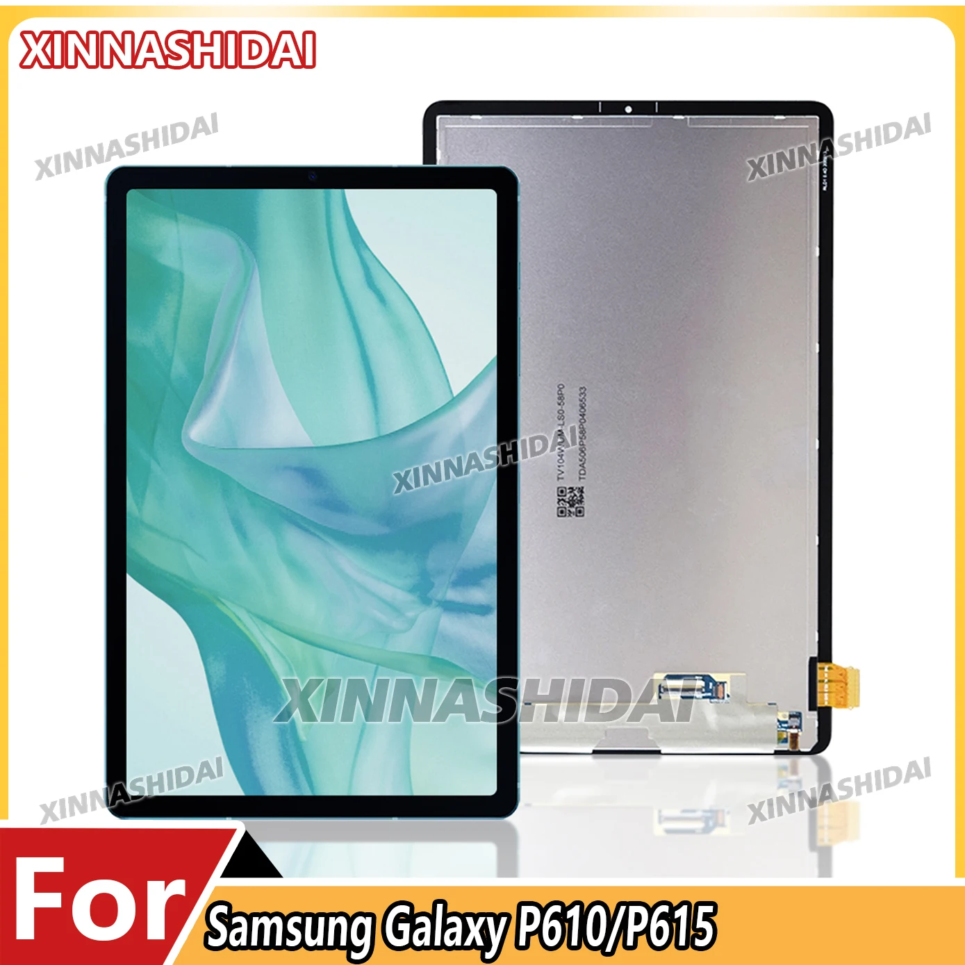 AAA + جودة لسامسونج غالاكسي تبويب S6 لايت 10.4 P610 P615 P615N P617 شاشة LCD تعمل باللمس محول الأرقام الجمعية أجزاء