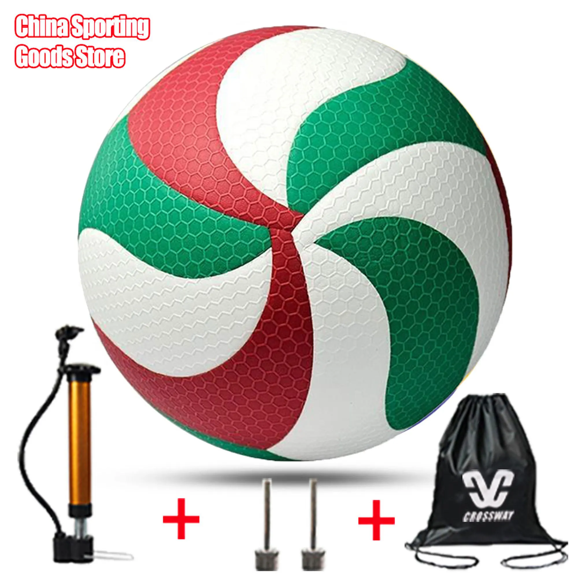 New Year\'s Gift Volleyball ball,Model5000,Size 5,Outdoor Sports, Training,Optional Pump + Needle + Bag