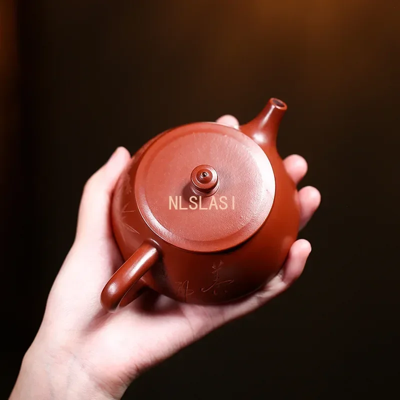 Dahongpao Tea Authentic Handmade Tea Pot Purple Zhu Mud ShiPiao Teapot Authentic Ore Beauty Kettle Oolong Tea Customized Gifts