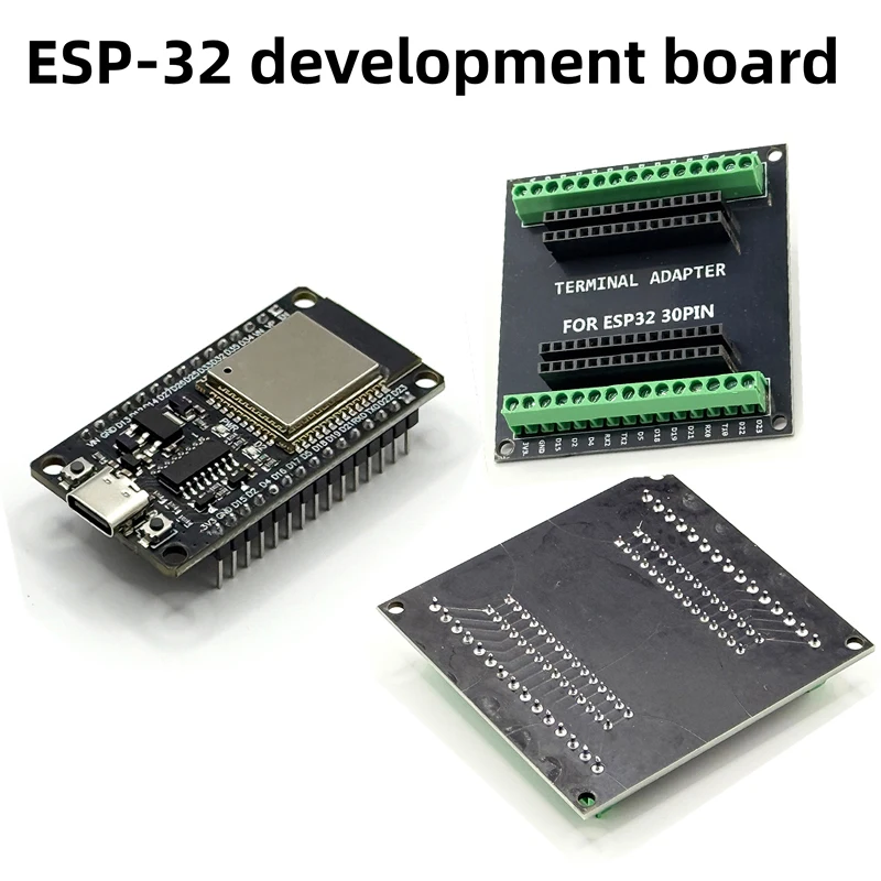 ESP32 WiFi Bluetooth Development Board Type USB C Interface ESP-32 Bluetooth WiFi ESP32 Bluetooth Module + ESP32 Expansion Board