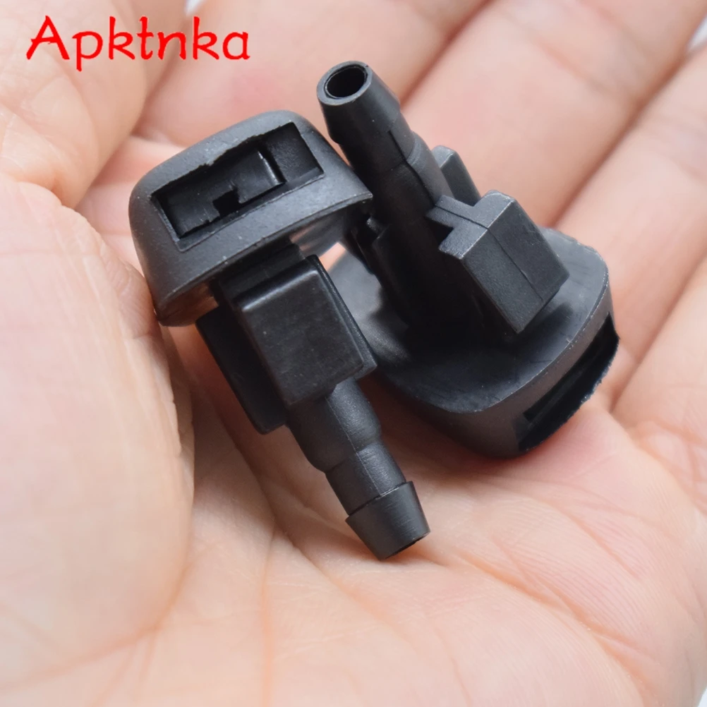 Pair Front Wiper Washer Nozzles Jet Spray For Mazda Tribute MK1 2001 - 2006 For Mazda3 3 6 2009 2010 2011 2012 OE# EC01-67-50YA