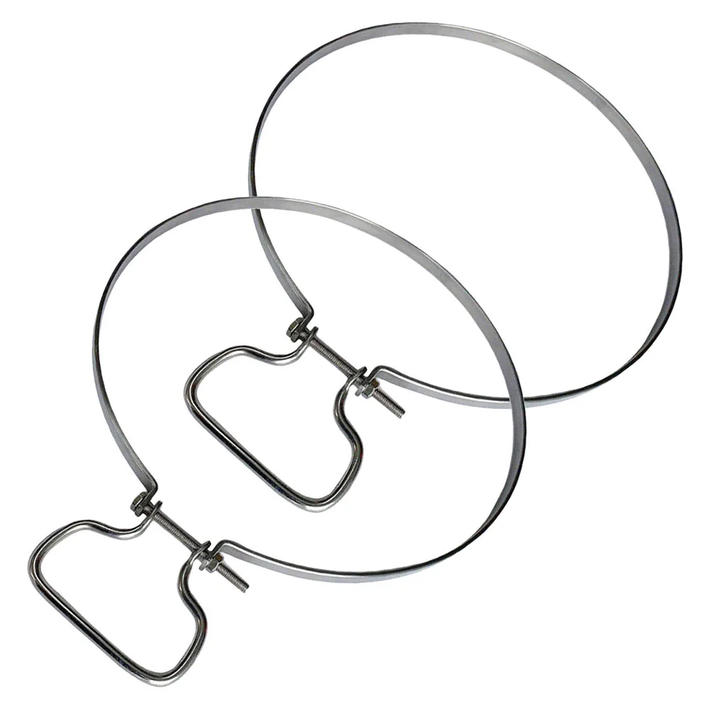 

2pcs Stainless Steel Round Hoop Fixing Board Bracket Metal Brackets for Wood Cutting Board Ring Kitchen Supply