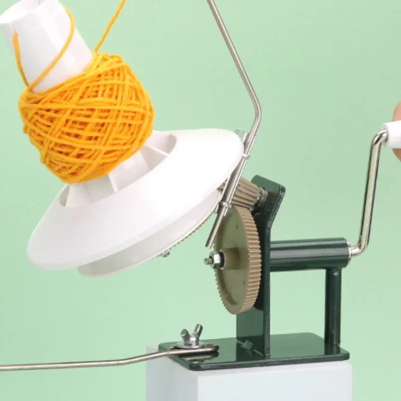 Hand Operated Swift Bobbin Winder Fibre Wool Bobbin Winder For DIY Sewing Crochet Hand Tools Capacity Quiet Yarn Spinner
