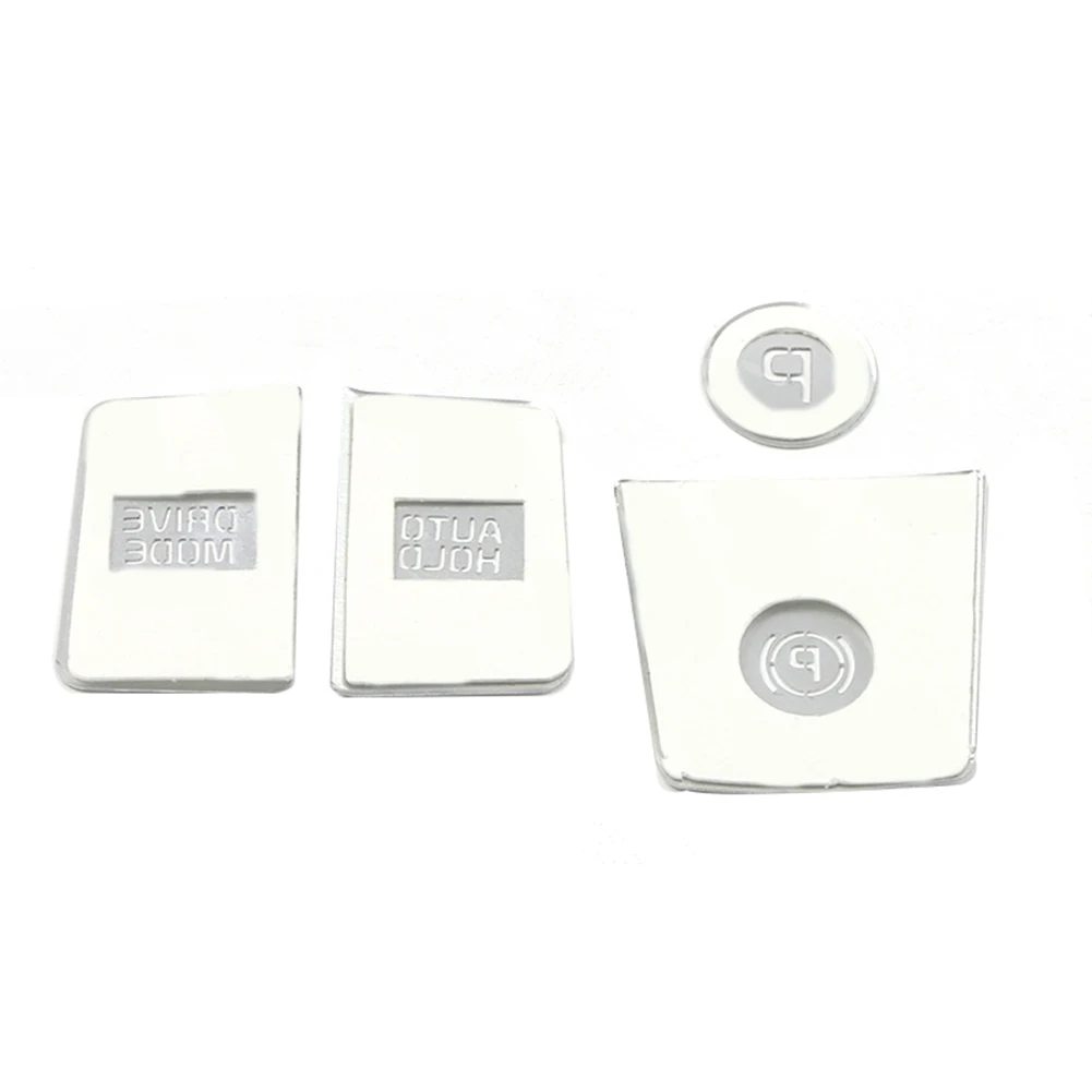 غطاء دفع لمحرك السيارة والتوقف من سبائك الألومنيوم ، غطاء زر فرامل اليد ، تشذيب فضي ، كيا كرنفال KA4 Start من ، من سبائك الألومنيوم