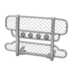 Metal Forward Bumper Chicken Front Cattle Pen for 1/14 Tamiya RC Truck For scania R620 R470 56323