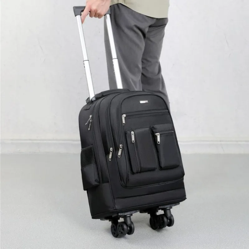 Bolsa de Fraldas Quadrada Elegante e Moderna, Bolsa Transversal Única e Sofisticada, Bolsa de Couro Clássica de Designer para Negócios