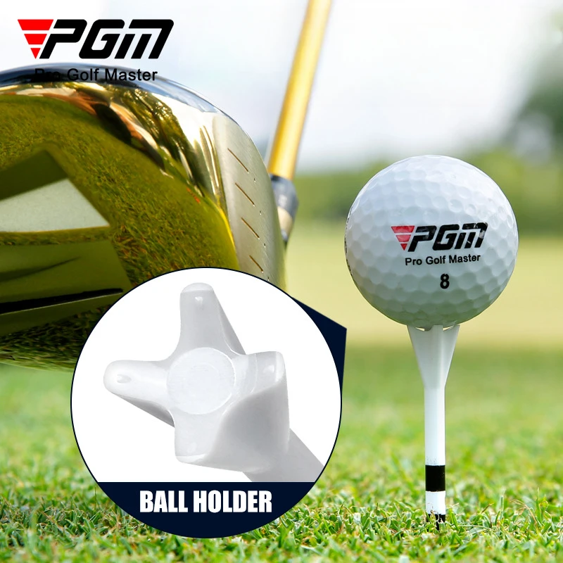 PGM Golf Tee Limit Mark 83mm Serve Wood Long Golf Accecories For Golfer Gift 30 Pcs/box 4 Colors Golf Ball Holder QT027/QT028