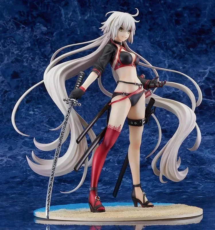 Losy/zostań w nocy figurka Anime 24cm Alter Black Jeanne D'Arc A Break Action figurka piękna dziewczyna zbiera PVCModel lalki